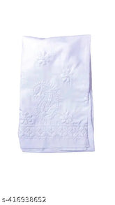Chikankari cotton women's pant, intricate embroidery on soft net fabric